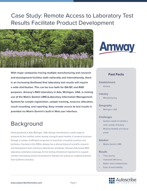 Amway Case Study